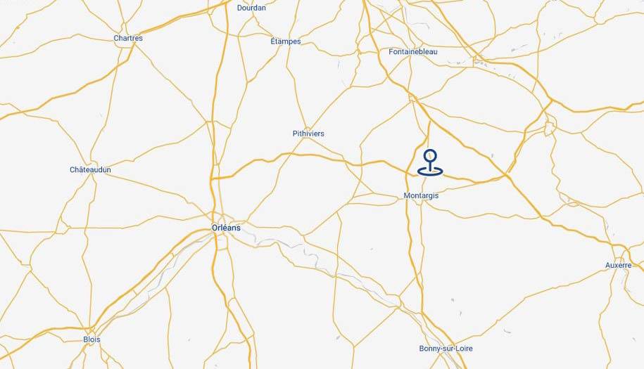 Carte accès Iveco Orléans